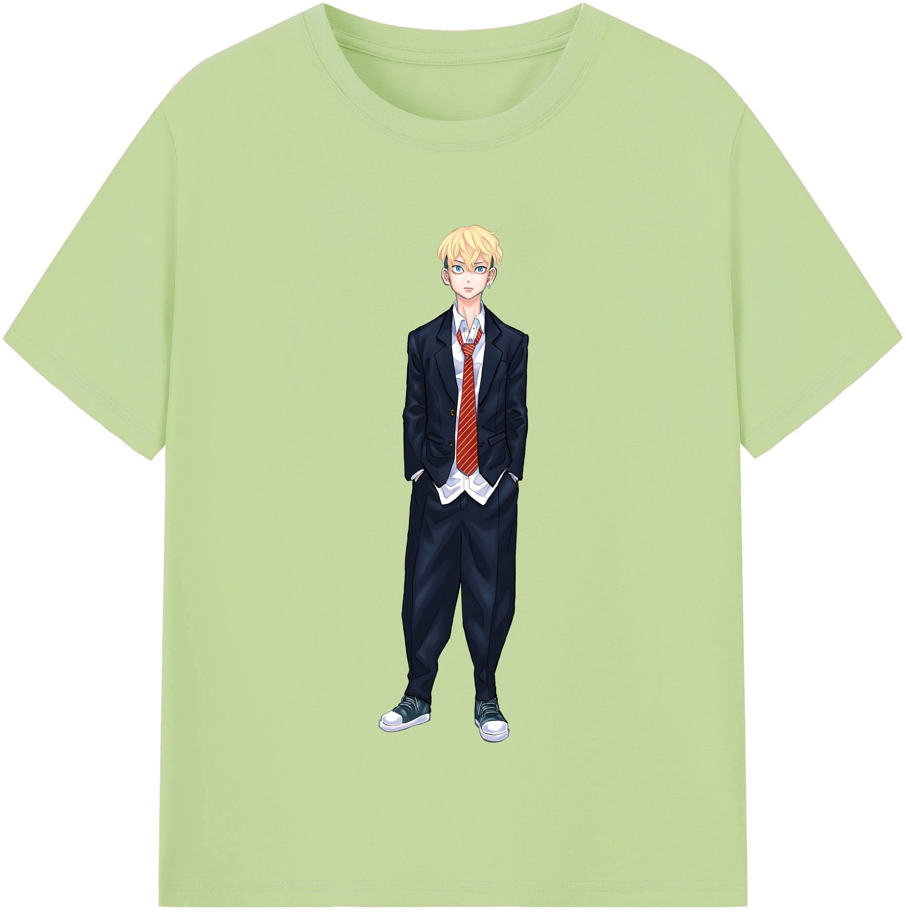 （画像用） 東京リベンジャーズ Tokyo Revengers 綿100％半袖Tシャツ（フロントプリント）
